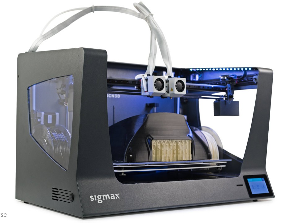 Новый 3D принтер с двумя экструдерами BCN3D Sigma Dual Extrusion
