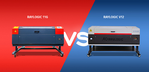 Сравнение лазерных станков RAYLOGIC V12 и RAYLOGIC 11G